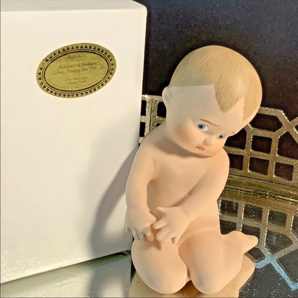 Pouting Sam Doll Hand Painted Porcelain Bisque Shackman Vintage NOS #N1 - Picture 8 of 8